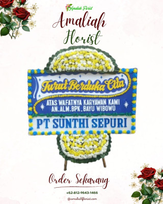 Papan Bunga Duka di Afulu