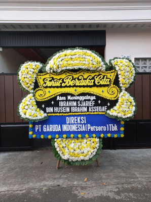 Papan Bunga Duka di Afulu