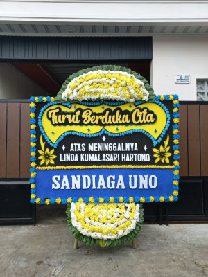 Papan Bunga Duka di Afulu
